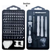 Kit d'outils à vis multifonction OEM Vetex avec embouts et poignées, emballage en seau - Vente en gros d'usine, kit d'outils à main
