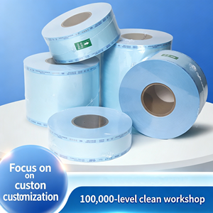 Bobine de papier de stérilisation jetable en plastique, emballage stérile EO/autoclave, pour la désinfection des outils à ongles, GZ RTS, commande en gros mixte - Product Image 3