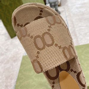 Chaussures de luxe pour femmes, sandales plates de luxe, chaussures décontractées, pantoufles en caoutchouc, sandales à bout ouvert, pantoufles de créateur pour femmes - Product Image 4