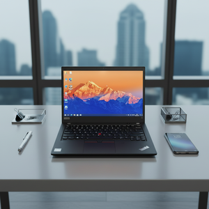 แล็ปท็อป Lenovo T14 Gen 1 คุณภาพสูง สำหรับธุรกิจ แรม 16 GB SSD 512GB คีย์บอร์ดภาษาอังกฤษ พร้อมกล้อง TN หน้าจอ 14 นิ้ว - Product Image 1