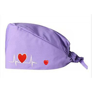 Mũ phẫu thuật hình trái tim có thể điều chỉnh với nút bấm, mũ bảo hộ y tế màu đen xám dành cho nha sĩ, bệnh viện thú y - Product Image 6