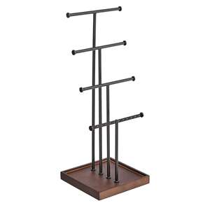 Ultra-high multi-layer jewelry <b>storage</b> Iron art necklace stand Multifunctional display rack - Product Image 4