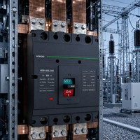 Disjoncteur à boîtier moulé 800A 3P 4P MCCB, thermique-magnétique, AC 400/415/690V, 100KA, protection de l'alimentation à courant élevé, CE CCC