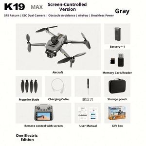 Dron Plegable K19MAX de Plástico con GPS, Sin Escobillas, para Principiantes, Fotografía Aérea 4K, Control Remoto de 700m, Giroscopio de 6 Ejes, con Detección de Obstáculos - Product Image 6