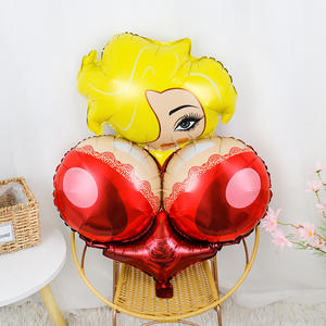 Erwachsenen-Scherzartikel Sex-Kondom Aluminium-Ballon Penis Bobo-Ballon Junggesellinnenabschied-Zubehör Boba Damenunterwäsche-Ballon - Product Image 3