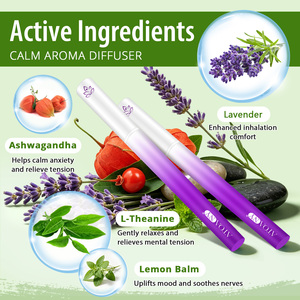 ATOANY Diffusori di Aromi <span class=keywords><strong>con</strong></span> Estratti Botanici Puri, Penna Diffusore di Erbe per 600 Utilizzi <span class=keywords><strong>con</strong></span> 3 Fragranze: Maca, Mullein, Calmante - Product Image 5