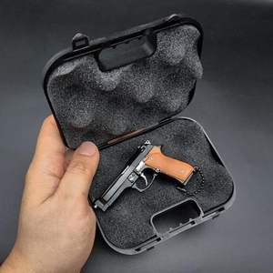 Portachiavi Mini Pistola in Metallo Stampato <span class=keywords><strong>BERETTA</strong></span> <span class=keywords><strong>92f</strong></span> Modello 1/3 Giocattolo Ciondolo Regalo - Product Image 5