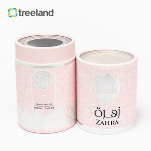Luxury Customizable OEM Perfume Cardboard Tube Craft Paper Recyclable Packaging Window Four-Color Printing Essential Oil Bottle