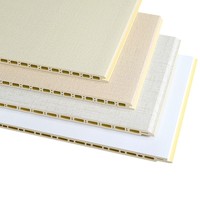Panneaux muraux en PVC à installation rapide pour hôtels, dalles de plafond sans joint DIY, design moderne de style américain