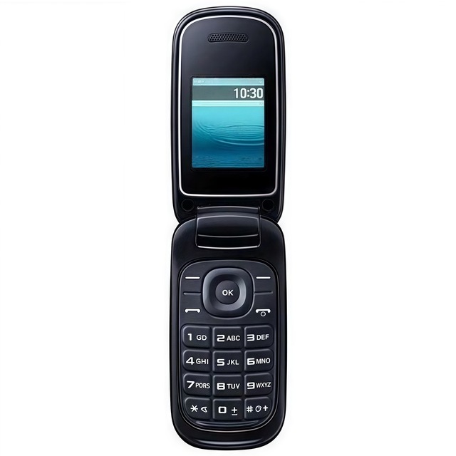 Export Dual-SIM Card Feature Elderly-friendly E1272 GSM Non-Smartphone Small Flip Mobile Phone