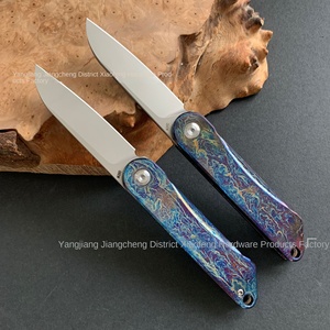 Thép không gỉ gấp dao xách tay lockless Túi cắm trại dao ngoài trời độ cứng cao EDC dao nhỏ cấp công nghiệp - Product Image 4