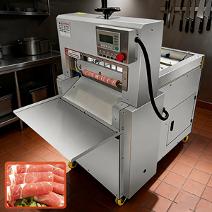 Trancheuse automatique CNC en acier inoxydable <span class=keywords><strong>de</strong></span> haute qualité pour viande congelée, machine à trancher pour viande <span class=keywords><strong>de</strong></span> porc, <span class=keywords><strong>de</strong></span> bœuf et <span class=keywords><strong>de</strong></span> <span class=keywords><strong>poulet</strong></span> - Product Image 5