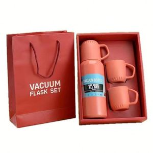 Thermos en acier inoxydable 304 haut de gamme, capacité de 200 ml, isolation thermique de 6 à 12 heures, portable avec boîte cadeau - Product Image 5