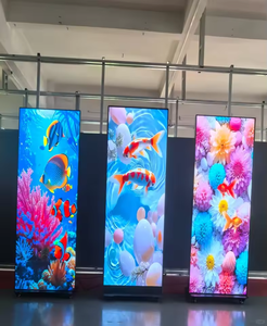 ป้ายดิจิทัลในอาคารแบบพับได้ จอแสดงผล LED โปสเตอร์ 8K IP65 กันน้ำ HDR10+ 500cd WiFi 4G USB P2.5 แบนเนอร์ LED วิดีโอ - Product Image 5