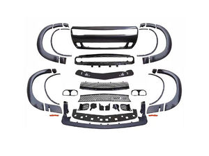 Accessoires de voiture Kit de carrosserie de pare-chocs avant pour Dodge <span class=keywords><strong>Challenger</strong></span> Mise à niveau pour <span class=keywords><strong>SRT</strong></span> 2015-2020 Pare-chocs avant avec grille Kits avant - Product Image 2