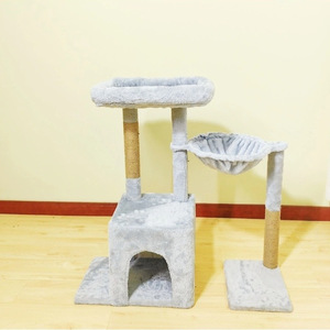 Small Apartment <strong>Cat</strong> Tree Multi-Layer Integrated <strong>Cat</strong> <strong>Climbing</strong> <strong>Frame</strong> and Toy with Sisal Post for Large <strong>Cats</strong> in Small Spaces - Product Image 6
