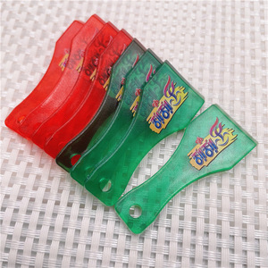 Lucky Lottery Scraper Plastic Ticket Scratcher Herramientas Compact Scratch Off Card Scraper con llavero <span class=keywords><strong>para</strong></span> un fácil raspado <span class=keywords><strong>de</strong></span> <span class=keywords><strong>boletos</strong></span> - Product Image 4