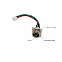 Connecteur aviation mâle GX16 à 3 broches, fiche circulaire métallique filetée de 16 mm avec bride pour machine CNC, moteur pas à pas, capteur, écran LED
