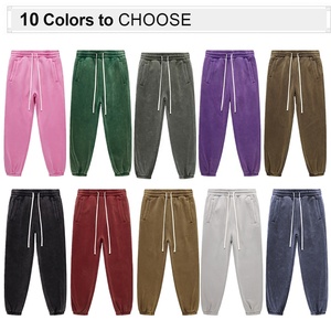 Toptan pamuk boş özel erkek koşu yıkanmış kalın özel Vintage Unisex <span class=keywords><strong>Jogger</strong></span> <span class=keywords><strong>Sweatpants</strong></span> - Product Image 2