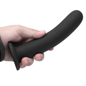 Silicone <span class=keywords><strong>Anal</strong></span> Plug Panjang Lurus Strip <span class=keywords><strong>Anal</strong></span> Masturbasi di Halaman Belakang Dildo Dewasa Hitam Vibrator Mainan Seks untuk Pria dan Wanita - Product Image 3