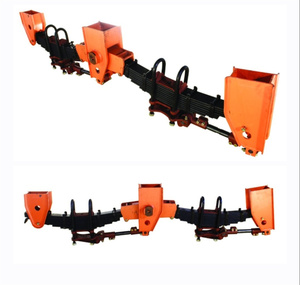 Semi-remorque en acier neuve avec suspension mécanique à 3 essieux de type Fuwa américain de 8 mm, dotée de ressorts à lames 16*90*9 ou 16*90*10 - Product Image 6