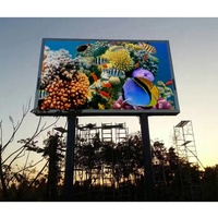 LED VISUAL Panneau d'affichage mural vidéo permanent à installation fixe Panneau d'affichage extérieur P5 P6 P8 P10 Panneau d'affichage extérieur à LED