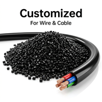Granulés de PVC flexibles ignifuges de haute qualité OEM ODM, composé de résine PVC pour fils et câbles