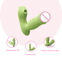 PleasureHub OEM KI-App-gesteuerter Mini Realistischer Vibrator Teleskopisch Saugend Heizend 60dB Geräuschpegel USB Aufladbar IPx6 Wasserdicht 9