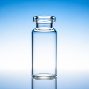 Flacon en verre Xilin à couvercle argenté, à paroi épaisse et transparent, pour le stockage à long terme d'échantillons biochimiques - Product Image 2