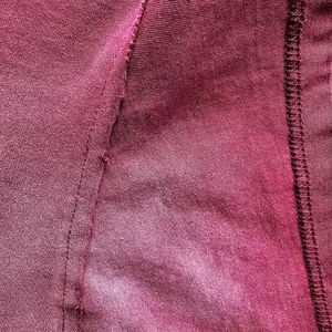 Heavyweight Thick Sun Fade Vintage Rose <b>Red</b> Round Neck with Rhinestone Dtg Graphic Tee <b>Shirt</b> Distressed T-<b>shirt</b> - Product Image 3