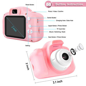 Appareil photo jouet pour enfants 2021, caméra vidéo numérique, caméscope créatif DIY pour enfants, jouet pour <span class=keywords><strong>anniversaire</strong></span> / Noël / Nouvel An - Product Image 3