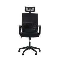 Chaise de bureau ergonomique à dossier haut en maille certifiée BIFMA X5.1 avec appui-tête réglable, vente en gros