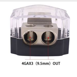 2-Wege-Ampere-Stromverteilungsblock aus Zink legierung für Car Audio Splitter 0GA in 4GA-Verteilerblöcken - Product Image 4