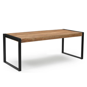 Classic Solid Mango Wood Dining <b>Table</b> Durable Hardwood Natural Finish Dining <b>Table</b> for Home Kitchen Restaurant Dining Room - Product Image 2