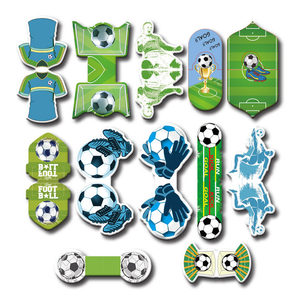 Football Cup Magnetic Paper Bookmark with Soccer Ball & Trophy Design-Cross-Border Hot Sale