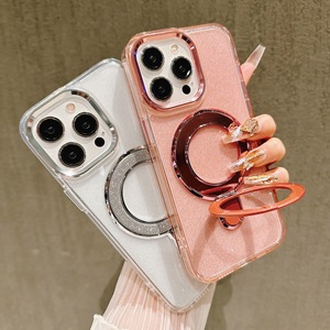 Funda Honatop para Celulares, Fundas, <span class=keywords><strong>Forros</strong></span>, Estuches Magnéticos con Brillantina para <span class=keywords><strong>iPhone</strong></span> 16 <span class=keywords><strong>Pro</strong></span> Max Plus 15 <span class=keywords><strong>14</strong></span> 13 12 <span class=keywords><strong>Pro</strong></span> - Product Image 1
