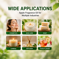 Huile parfumée synthétique industrielle à la pomme, longue durée, pour usage quotidien, pour savon vaisselle, diffuseurs et cosmétiques, vente en gros
