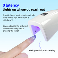 Lampe de séchage pour ongles en gel sans fil, alimentée par batterie, mini lampe à ongles, lampe de séchage pour vernis à ongles, pour un séchage rapide des ongles en gel