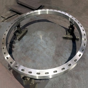 Brida Grande de Acero al Carbono y Acero Inoxidable con 16 Orificios para Pernos, 70 mm de Diámetro, Pulida para la Industria Química - Product Image 3