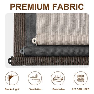 Hiện đại ngoài trời Roll-up UV bảo vệ màn Shades và rèm được xây dựng trong dọc dây nhựa đồng bằng kỹ thuật cho Patio - Product Image 4