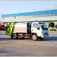 Camion compacteur Foton anti-fuite pour la collecte des déchets, idéal pour les collectivités urbaines et les chantiers de construction