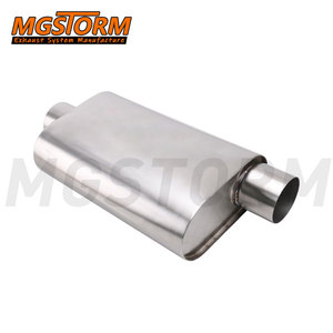 400844 khối nhỏ hiệu suất cao 3 "đầu ra 9.10" x 4.35 "cơ thể atak dòng chảy thẳng xả trung tâm Muffler cho xe - Product Image 5