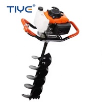 Machine de creusement de trou de classement supérieur 144 perceuse de terre tarière 4 temps pour le forage de la terre