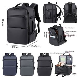 New Arrival Large Capacity Waterproof Business with USB <b>Laptop</b> <b>Backpacks</b> Travel Back Pack Student Bagpack School Bag - Product Image 2