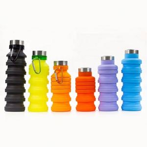 New Eco-friendly Silicone Foldable Bottle Traveling Outdoor Personalized Hot Selling Reusable Travel Folding Silicone Cup - Product Image 2