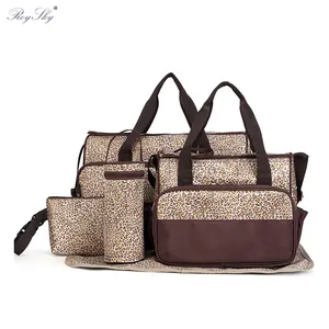 Neues Design 5 in 1 Wickelt asche für Mama/Mama Mutter und Baby Windel Wechsel matte Tasche Großhandel Werbeartikel Geschenk