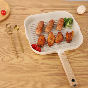 麦凡石3合1烤盘不粘迷你煎锅多功能早餐电磁炉煎蛋牛排金属 - Product Image 4