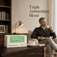 Thé Blanc de Luxe Marque Blanche – Rituel Apaisant 28 Jours pour le Corps – Soulagement de la Fatigue Sédentaire – Mélange Personnalisé Direct Usine
