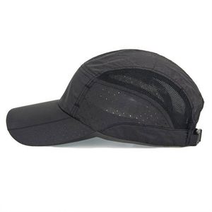 Casquette de baseball personnalisée à séchage rapide, imperméable en nylon, pour activités de plein air, course estivale, non structurée, à calotte souple - Product Image 3