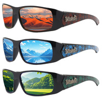 Lunettes de soleil sport polarisées vintage pour la course urbaine, protection UV, pour activités de plein air, de pêche, de moto et de cyclisme, pour hommes